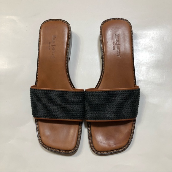 Eric Javits Woven Slides - Picture 1 of 9